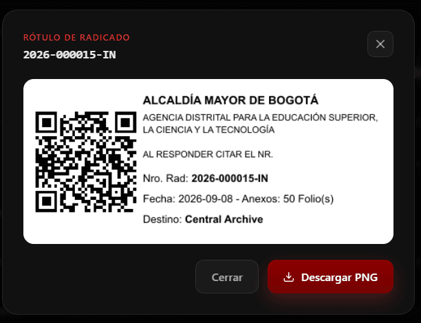 Rótulos QR de Autenticidad en Prometeo